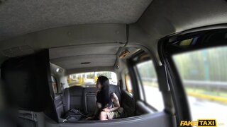 Fake Taxi - Customer deepthroats cock for free ride - 05/28/2015