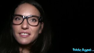 Public Agent - Hot brunette spreads her legs for outdoor fucking - 06/12/2015
