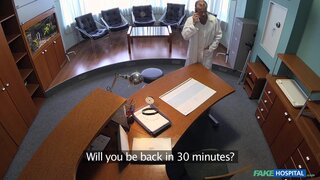 Fake Hospital - Doctor empties his sack to ease sexy patients pain in her back - 06/05/2015