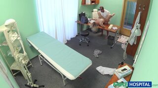 Fake Hospital - Triple cumshot from doctor when his mistress visits his office - 06/09/2015