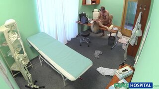 Fake Hospital - Triple cumshot from doctor when his mistress visits his office - 06/09/2015