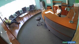 Fake Hospital - Sexy nurse heals patient with hard office sex - 06/12/2015
