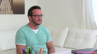 Female Agent - Excited stud can not believe his luck as he fucks foxy agent - 06/23/2015