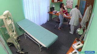 Fake Hospital - Doctors cock persuades sexy patient not to have an unneeded operation - 06/19/2015