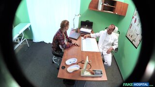 Fake Hospital - Gorgeous redhead prescribed cock by her doctor - 07/24/2015