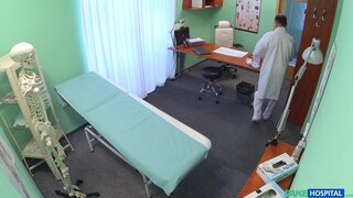 Fake Hospital - Sexy sales lady makes doctor cum twice as they strike a deal - 07/28/2015