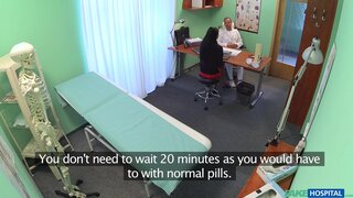 Fake Hospital - Sexy sales lady makes doctor cum twice as they strike a deal - 07/28/2015