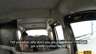 Fake Taxi - Stunning Romanian with perfect tits gets taxi facial - 08/02/2015