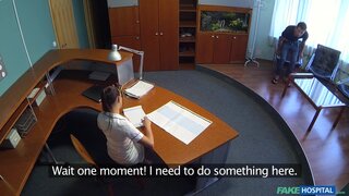 Fake Hospital - Nurse cures studs depression by letting him cum all over her pussy - 08/04/2015
