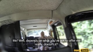 Fake Taxi - Cabby tries his beginners luck on hot blonde with big tits - 08/06/2015