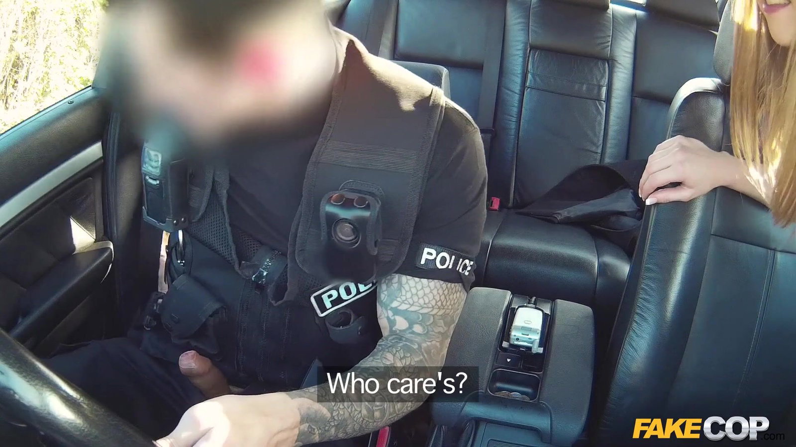 Fake Cop - An officer not a gentleman: Stunning busty brunette can't resist - 08/17/2015