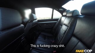 Fake Cop - Inside girl: Waitress gets a cops helmet in her black arse - 08/17/2015