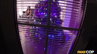 Fake Cop - Jump street: Cam girl caught at night has her big tits investigated - 08/17/2015