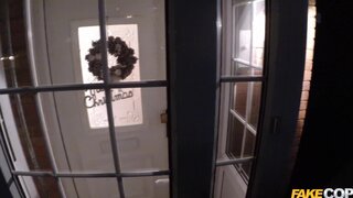 Fake Cop - Jump street: Cam girl caught at night has her big tits investigated - 08/17/2015