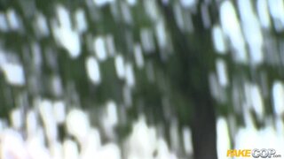 Fake Cop - Start of watch: Long legged ebony babe's cop fantasy - 08/23/2015