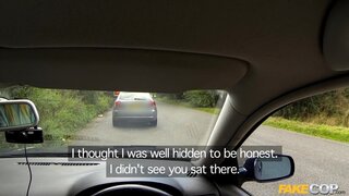 Fake Cop - Balls of steel: Girl caught short won't be telling her boyfriend - 09/13/2015