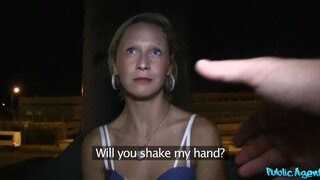 Public Agent - Blonde women gets fucked outside next to the road - 09/14/2015