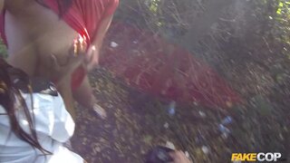 Fake Cop - Bad-Lands: Outdoor Threesome With Two Big Pairs of Tits - 09/24/2015