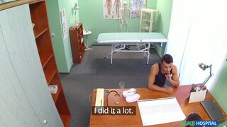 Fake Hospital - Hot nurse massages patient before sucking and fucking him - 09/25/2015