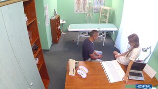 Fake Hospital - Cheated boyfriend wants tests but gets revenge with sexy blonde nurse - 09/29/2015