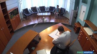 Fake Hospital - Patient overhears doctor fucking nurse - 10/06/2015
