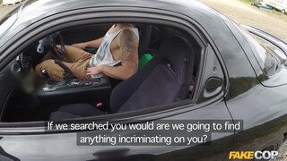 Fake Cop - Super trooper: Racer Gets Involved In Outdoor Threesome - 10/12/2015