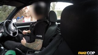 Fake Cop - Scrap Yard Cop Fucker: Busty Blonde Fucked In Junk Yard - 10/30/2015