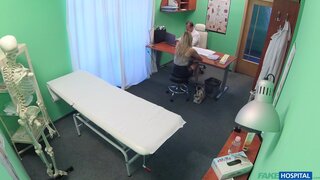 Fake Hospital - Tight pussy makes doctor cum twice - 12/04/2015