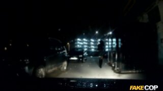 Fake Cop - Ebony Stripper Rides The Policeman's Helmet - 12/07/2015