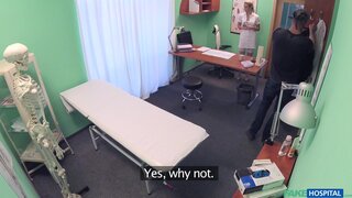 Fake Hospital - Hot wet pussy solves penis problem - 12/11/2015