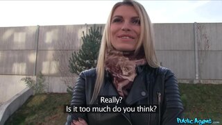 Public Agent - Tall blonde fucks for money - 12/11/2015