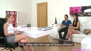 Female Agent - Sexy threesome with Spanish couple - 12/15/2015