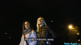 Public Agent - Sisters fuck two big cocks for Xmas - 12/22/2015