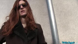 Public Agent - Horny redhead fucked hard outdoors - 12/18/2015