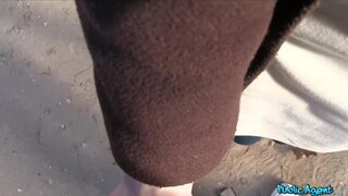Public Agent - Horny redhead fucked hard outdoors - 12/18/2015
