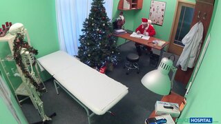 Fake Hospital - Doctor Santa cums twice this year - 12/25/2015