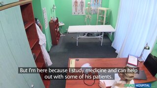Fake Hospital - Stud caught giving nurse a creampie - 01/01/2016