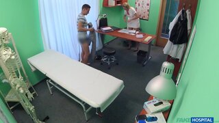 Fake Hospital - Stud caught giving nurse a creampie - 01/01/2016