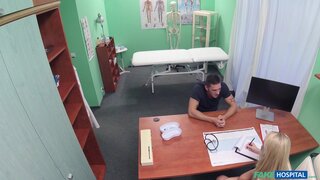 Fake Hospital - Nurse eases pressure in studs balls - 01/08/2016