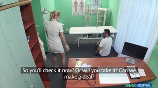 Fake Hospital - Handy man gets to fuck nurse - 01/15/2016