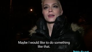 Public Agent - Big tits fucked near the church - 01/22/2016