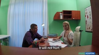 Fake Hospital - Nurse sucks dick for sperm sample - 01/22/2016