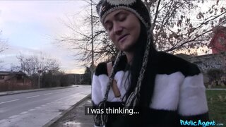 Public Agent - Russian babe takes cash and cock - 02/05/2016
