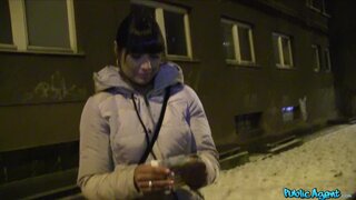 Public Agent - Hot Czech babe fucks guy in garage - 02/12/2016