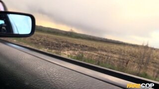 Fake Cop - Anal slut gets cop cum in her butt - 02/15/2016