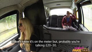 Female Fake Taxi - Broke Student Gets Thrown a Bone - 02/16/2016