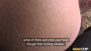 Fake Cop - Cop spunks on her tattoos and tits - 02/22/2016