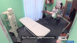 Fake Hospital - Petite brunette gets full treatment - 03/11/2016