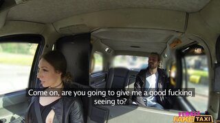 Female Fake Taxi - Sexy driver gets some student cock - 03/24/2016