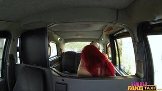Female Fake Taxi - Redhead Fingerfucked by Cabbie - 04/07/2016